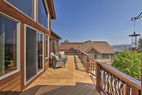 Balcony/terrace, Luxe Group Getaway in Granby Golf, Ski, Hike! in Granby (CO)