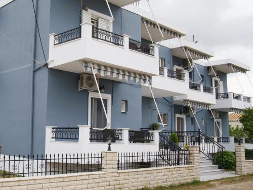 Balcony/terrace, Mak Luxury Rooms in Ammoudia