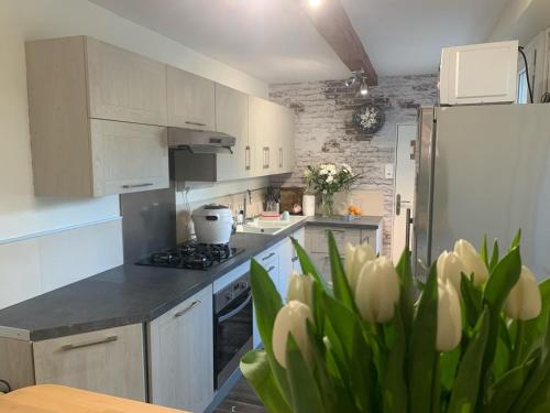 廚房, Le Cocon des Hortillonnages d'Amiens in 康翁