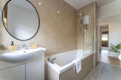 A szálláshely kívülről, Wilsons Cottage in Dél-Falkirk