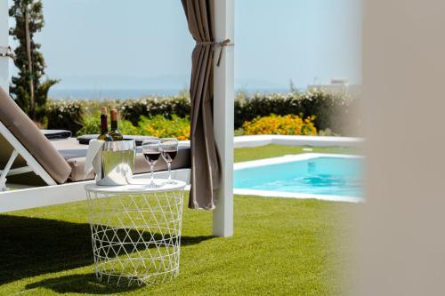 Peldbaseins, Pyrgaki Beach Villa in Pirgaki