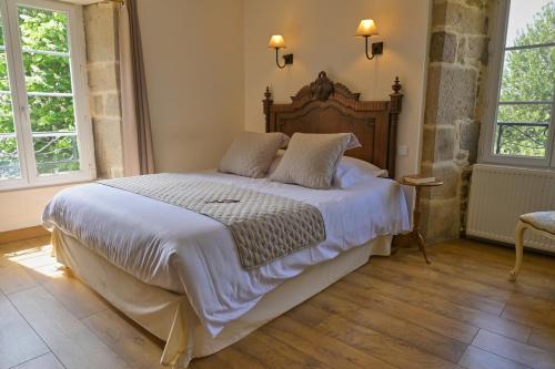 Chambre double, vue sur le jardin