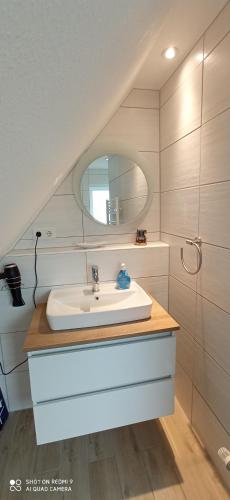 Bathroom, Apartmenthaus Westerkoog in Hedwigenkoog