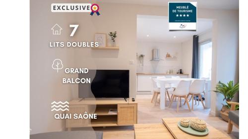 Envie Lyonnaise Location - 14 personnes - Terrasse - WIFI fibre optic - Apartment - Lyon