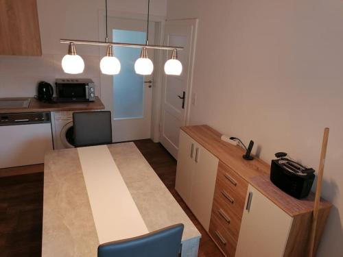 廚房, Ferienwohnung Haus Merle in 邁因哈爾德