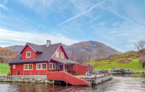 Beautiful home in kra with 3 Bedrooms and WiFi - Åkra