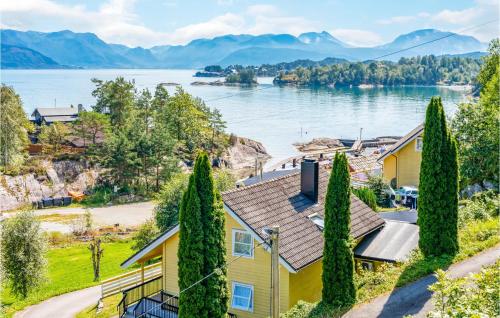 . Beach Front Home In Hatlestrand With Sauna