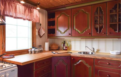 Cocina, Lovely Home In Vegårshei With Sauna (Lovely Home In Vegarshei With Sauna) in Vegarshei