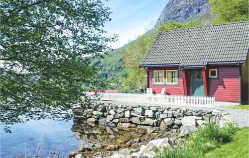 . Awesome Home In Hyllestad With Kitchen