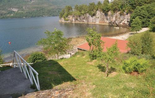 Amazing Home In Eikelandsosen With Sauna