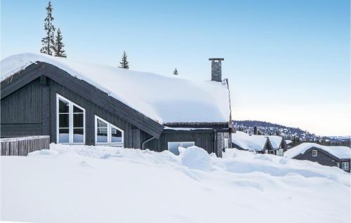 Exterior view, Awesome home in Sjusjen with 4 Bedrooms, Sauna and Internet in Sjusjoen