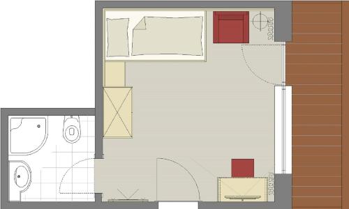 1 twin bed