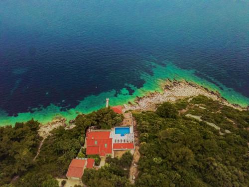 Exterior view of Villa Ragusea With a Private Beach
