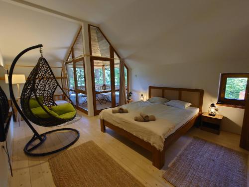 Tiszara nezo hevereszo - Lounger overlooking the Tisza river in Tiszavasvári