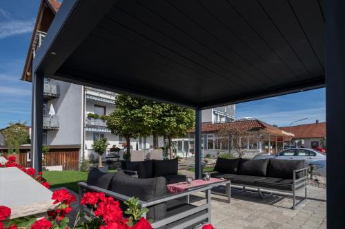 Garten, Hotel Meschenmoser in Langenargen