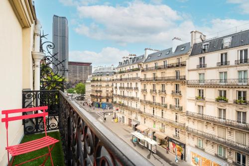 Balcony/terrace, Royal Saint Germain Hotel in Quartier Saint-Germain-des-Prés - Luxembourg