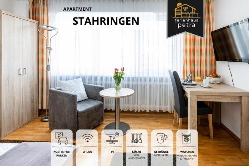 Schicke Ferienwohnung in bester Bodenseelage l 1 Minute zum Bodensee l 1 Zimmer l Vollausgestattete Küche l Free-WLAN l Willkommen im Apartment Stahringen - Radolfzell am Bodensee