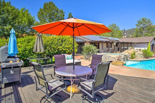 Peaceful Jamul Retreat with Pool and Mtn Views!