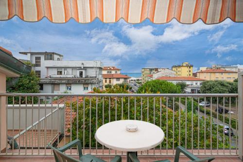 balkon/terras, Florentia Hotel in Lido di Camaiore