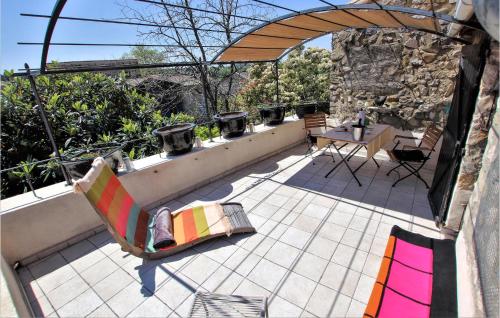 Stunning home in Manas with WiFi and 1 Bedrooms gîte à louer Eyzahut