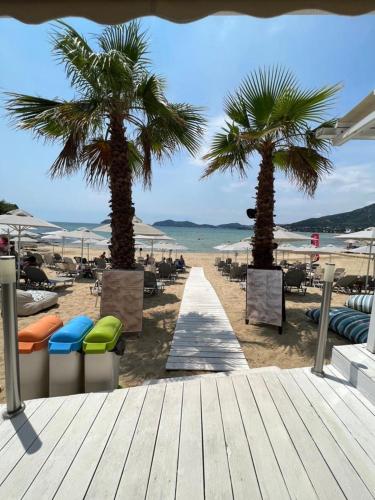 Restaurant, Porto Palio Beach Hotel in Kavala