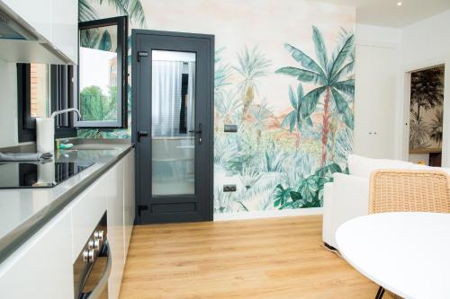 Cocina, Luminoso Apto Nuevo - Zona verde-Apacible-Wifi-TV in Soria