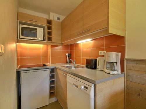 Studio-cabine pour 4 avec balcon, proche pistes et commerces - FR-1-455-198 in La Plagne