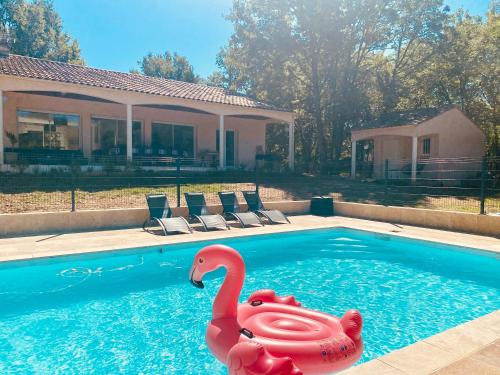 Cahors 10 personnes piscine Villa Carpe Diem certifiée 4 étoiles - Arcambal