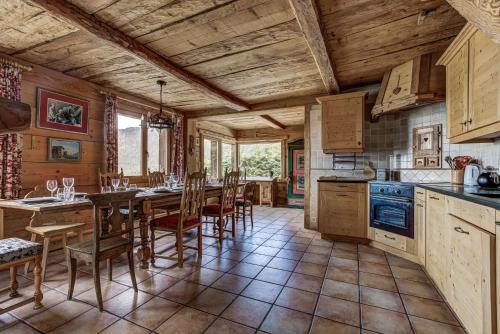 Konyha, Chalet Bonheur in La Tzoumaz