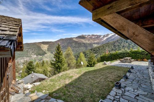 Kilátás, Chalet Bonheur in La Tzoumaz