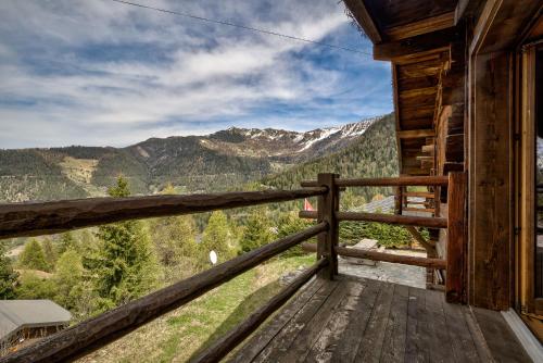 Kilátás, Chalet Bonheur in La Tzoumaz