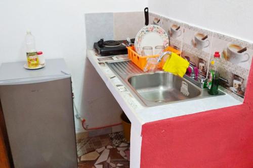 廚房, Tu Casita de descanso en Santa María (Tu Casita de descanso en Santa Maria) in 聖瑪麗亞奧亞卡提特蘭