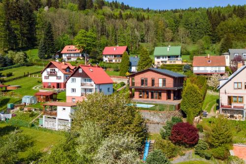 المنظر الخارجي, Vila Sluneční stráň (Vila Slunecni stran) in Svoboda Nad Upou