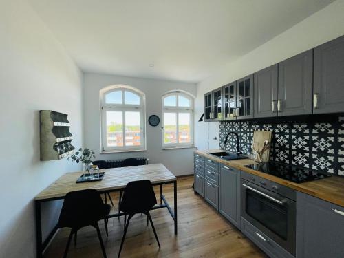 Kitchen, Kaiserliche Post Suites Bevensen-Ferienwohnung in Bad Bevensen