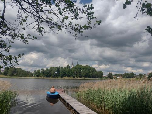 Willa Puńsk z basenem nad jeziorem