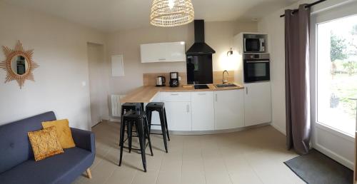 廚房, Gîte de campagne L'Estressol (Gite de campagne L'Estressol) in 阿斯塔福爾