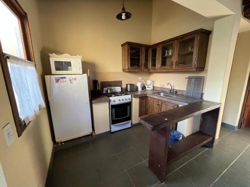 주방, Cabanas La Escondida in 산 로렌소