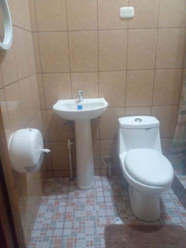Salle de bain, Los Prados Hotel in Siguatepeque
