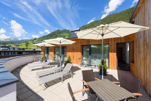Varanda/terraço, Anthony's Peaks & Pillows in São Anton Am Arlberg