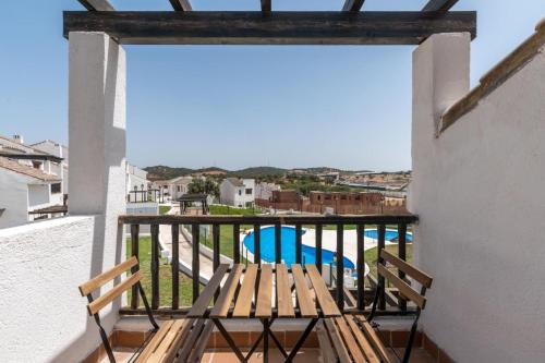 Erkély/terasz, Casa Rural Sierramagna de 1 Dormitorio in El Ronquillo