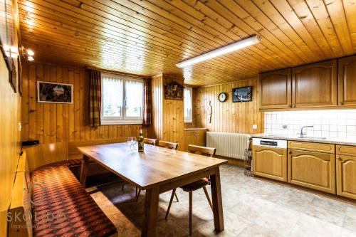 廚房, Haus Alpsegen, Riederalp Alpsegen Riederalp in 里德拉爾普