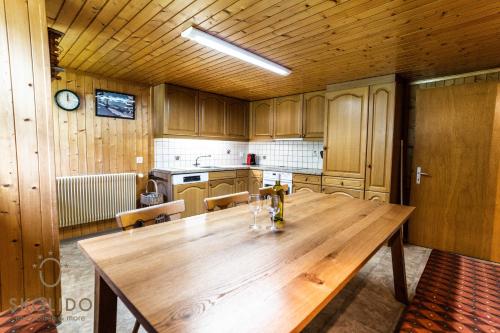 廚房, Haus Alpsegen, Riederalp Alpsegen Riederalp in 里德拉爾普