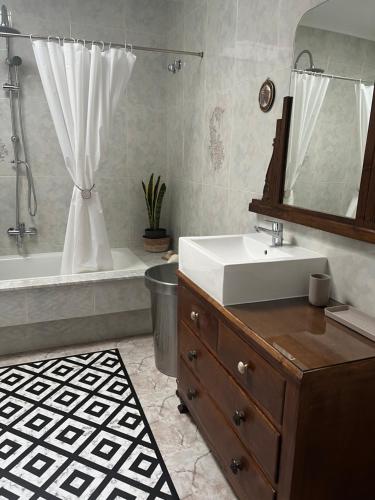 Fürdőszoba, Casa Las Piedras in Crecente