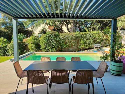 Villa 8 pers piscine et clim à 15 min de la mer (Villa 8 pers piscine et clim a 15 min de la mer) in Cournonterral