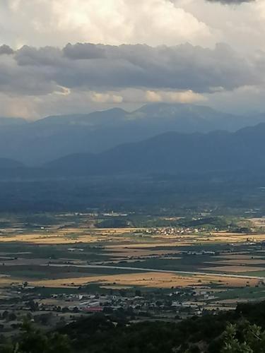 Meteora's sunset