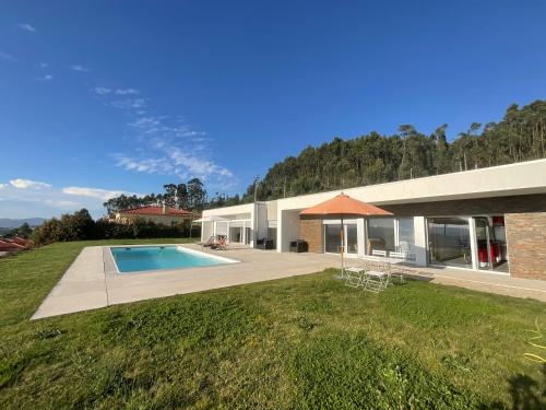 Aboboreira Nature House awesome view & poll gîte à louer Carvalho de Rei