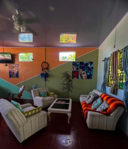 Ruang bersama/area TV, Hostal tortuga viajera in Moyogalpa