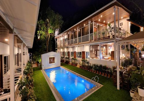 Exterior view, Whiteflower Cottages Vagator in Vagator