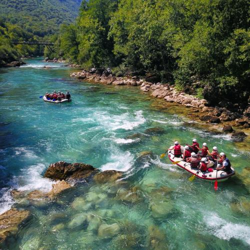 Rafting Camp Modra Rijeka in Scepan-Polje