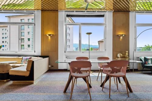 Pub/salon, becozy Au Parc Self-Check In Hotel Retro Edition in Fribourg